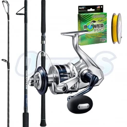 Kingfish Combos Shimano Saragosa And Shimano Grappler Travel Medium King And Gt Stickbait Combo