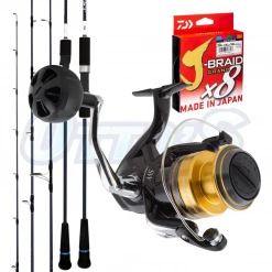 Snapper Combos Light Spin Slow Jig Combo Saltist V2 And Shimano Socorro