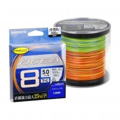Shimano Ocea 8 2019 Multi Coloured Braided Fishing Line