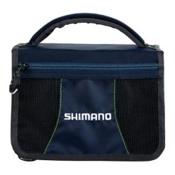 Tackle Bags Shimano Tackle Wallet With Box Navy / Grey / Lime LUGB-08