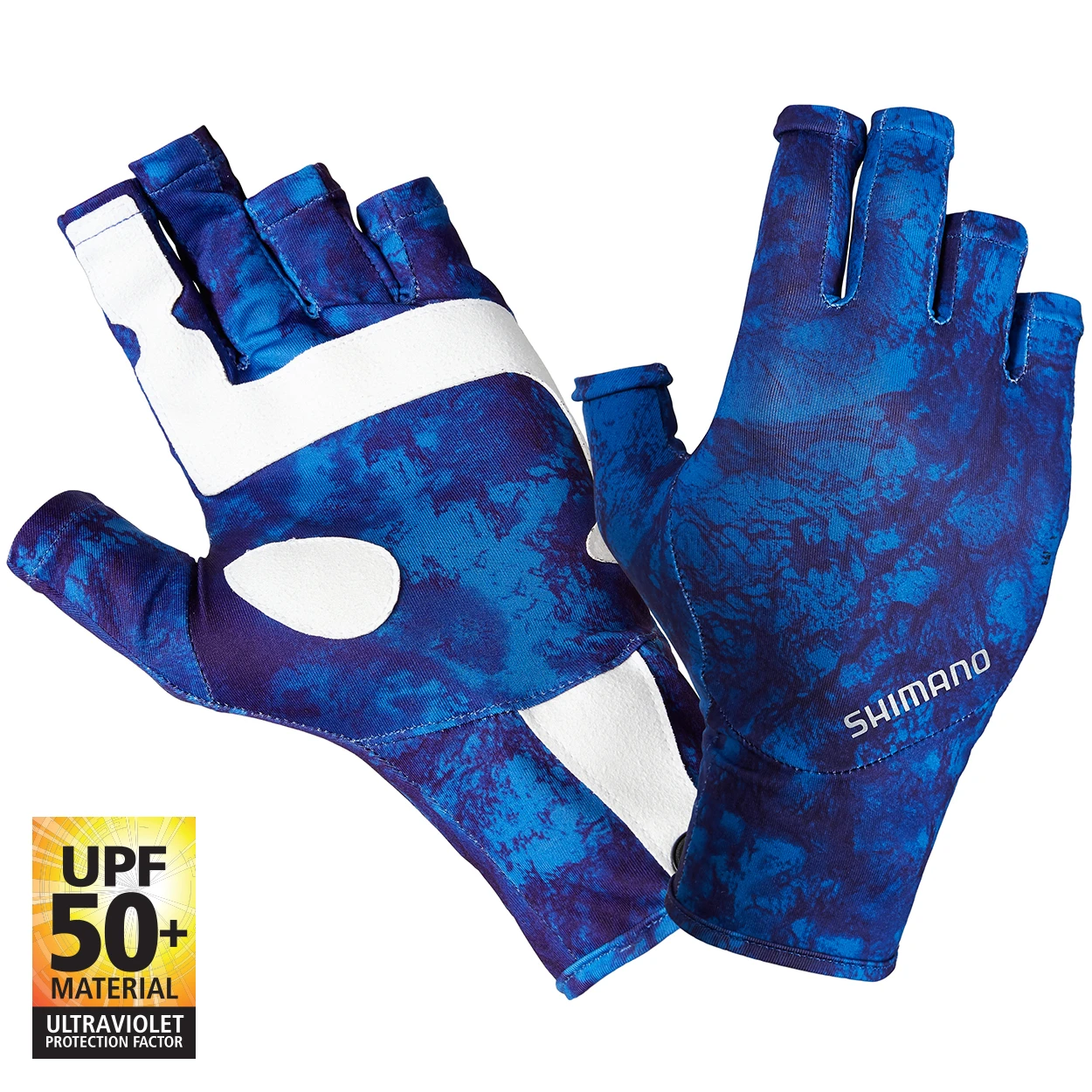 Shimano Sun Gloves UPF Water Camo 3 Shimano Sun Gloves UPF Water Camo
