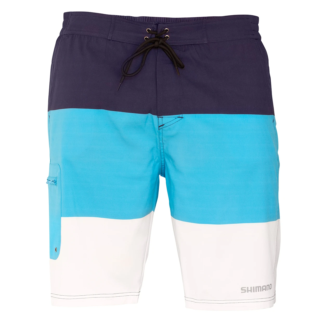 Shimano Retro Board Shorts Blue White 3 Shimano Retro Board Shorts Blue White